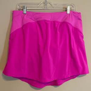 Lululemon Essential High-Rise Running Skort Skirt in Pow Pink - Size 12 Tennis